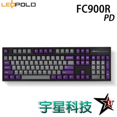 Leopold FC900R PD 2019 灰紫 PBT二射成型字體正刻英文
