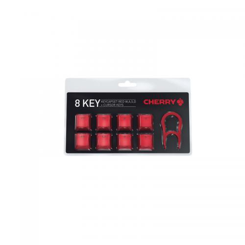 CHERRY MX 8key紅色鍵帽組(W,A,S,D, ↑,↓, ←,→) +拔鍵器