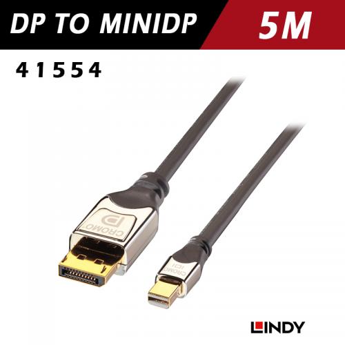 LINDY林帝 DisplayPort 1.3版 to MiniDisplayPort 連接線 5m