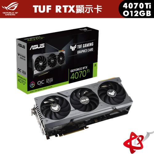 ASUS TUF Gaming GeForce RTX 4070 Ti 12GB GDDR6X OC版 顯示卡
