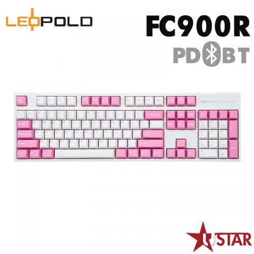 韓國 LeoPold FC900R BT PD 粉白 藍芽版 PBT二射成型字體正刻英文 機械鍵盤 (預計1月到貨)