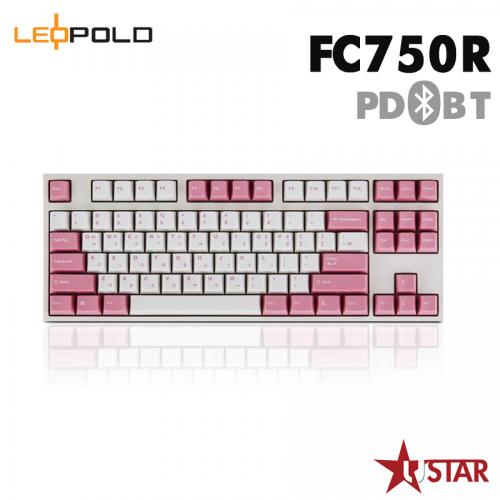 韓國 LeoPold FC750R BT PD 白粉 藍芽版 PBT二射成型字體正刻英文 機械鍵盤 (預計1月到貨)
